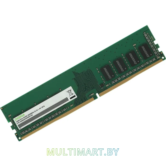 Оперативная память Digma 16GB DDR4 PC4-32000 (DGMAD44000016S)